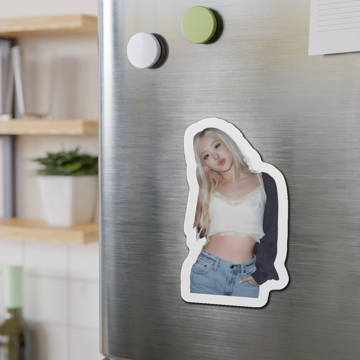 Rosé Park Blackppink Gift for Rosie Fans Magnet Design 4