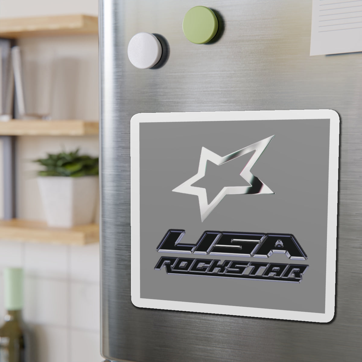 Lalisa Lisa Manoban Rockstar Album Logo Magnet