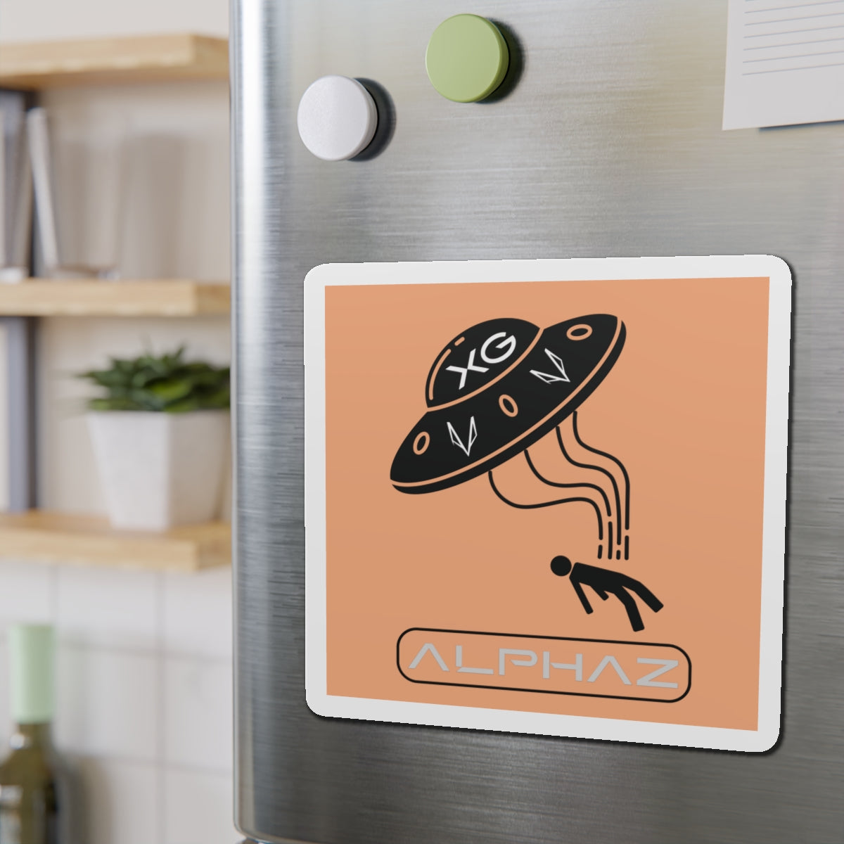 Orange XG Juria Spaceship Magnet