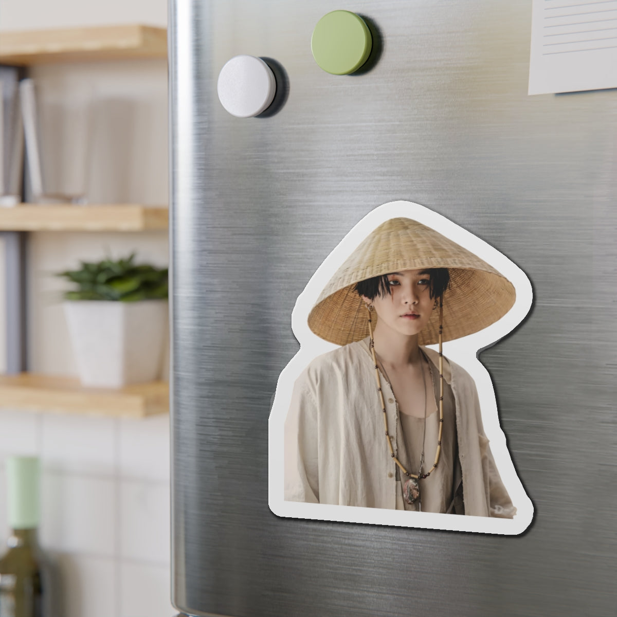 Yoongi August D D-Day Album Daechwita Satgat Woven Hat Magnet