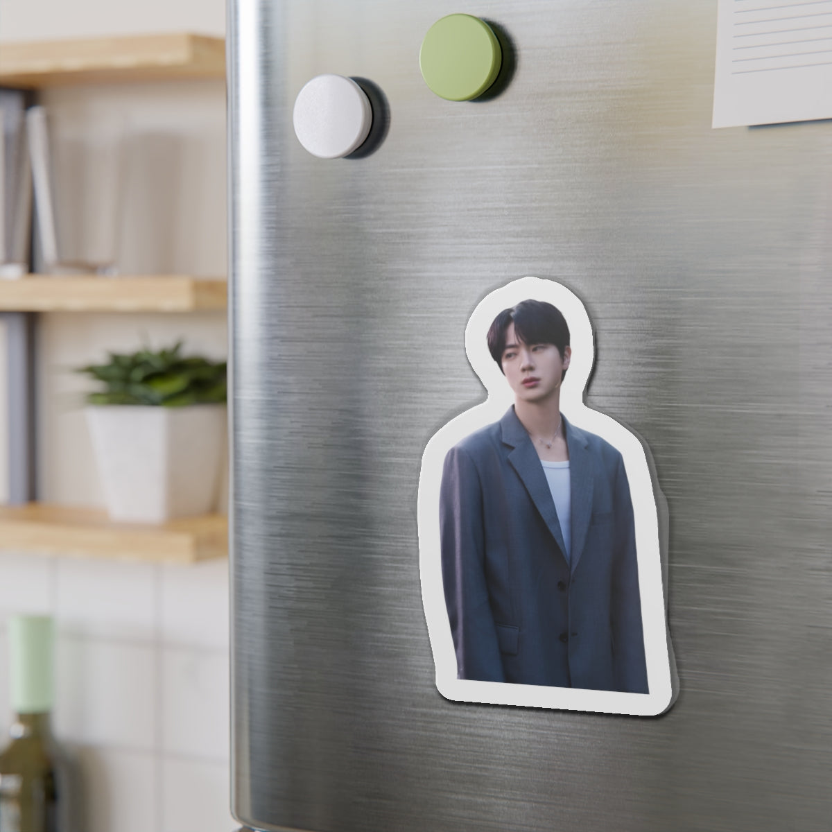 Kim Seokjin Don't Say You Love Me Single Wearing a Suite Jin Magnet
