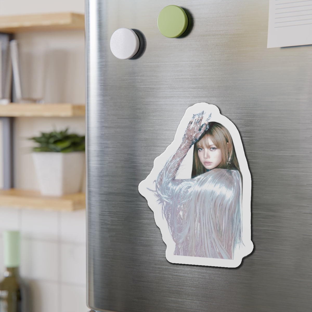 Lalisa Manoban Blackppink Gift for Lisa Fans Lillies Magnet Design 5