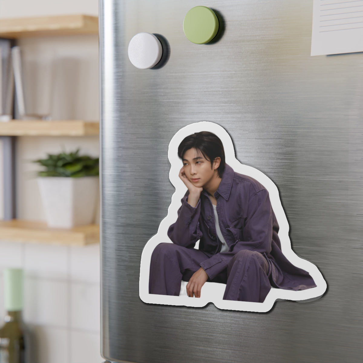 BTS Kim Namjoon Indigo Album Photoshoot Blue Outfit Magnet