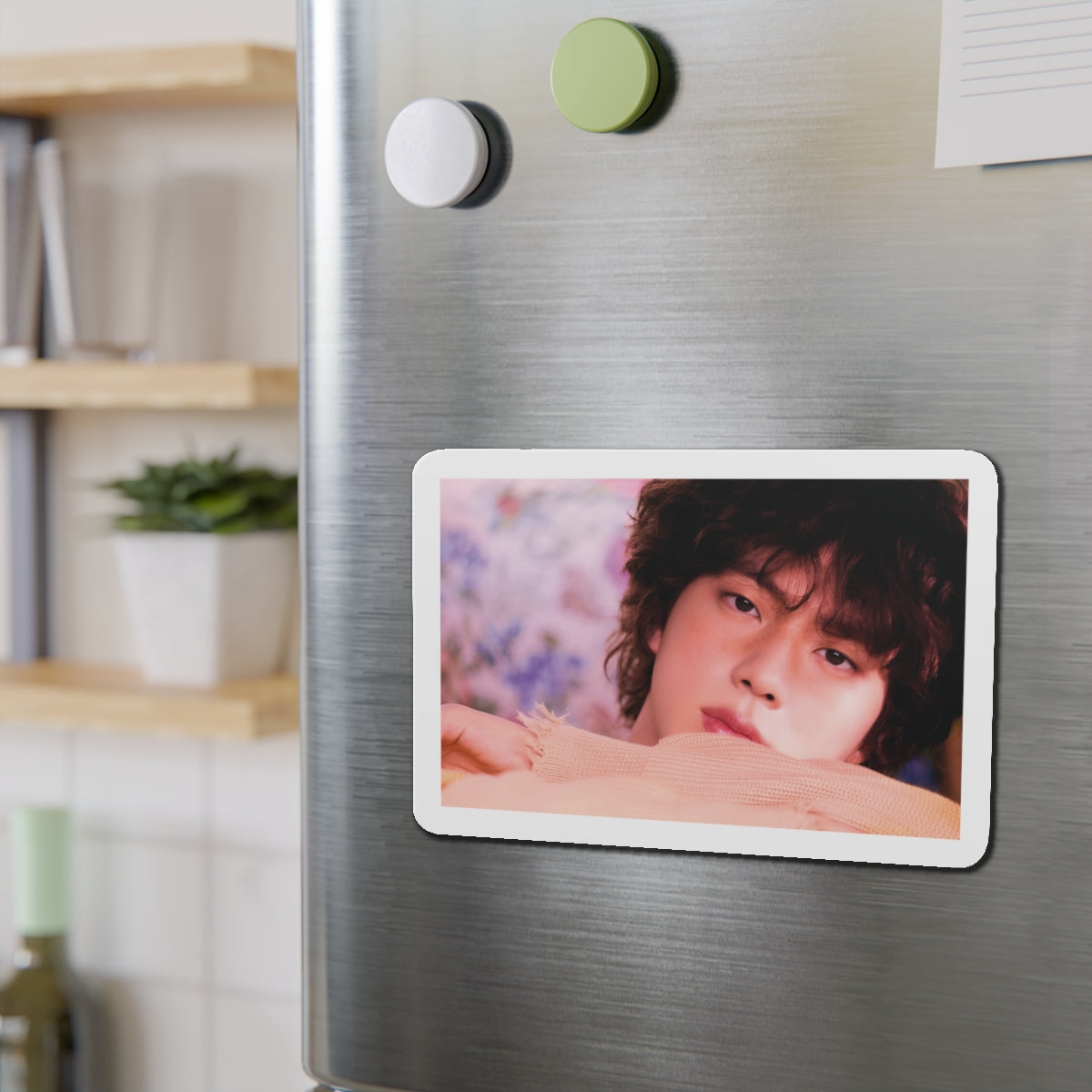 Kim SeokjinThe Astronaut Single Album With Freckles Jin Magnet