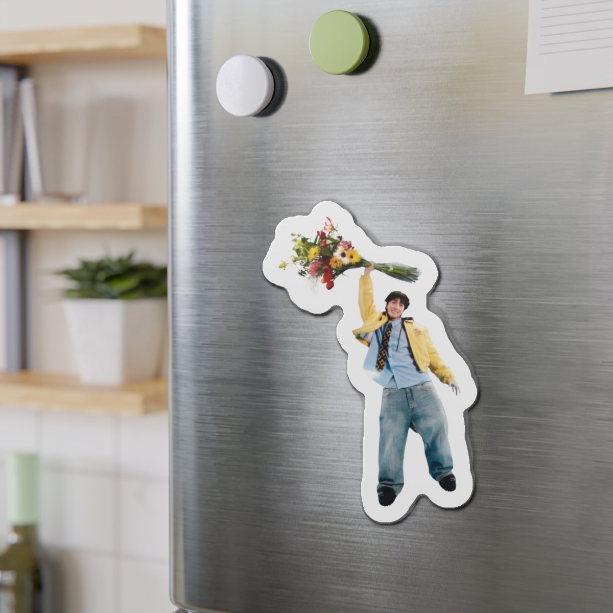 Jhope Sweet Dreams Holding Flowers Photoshoot Magnet