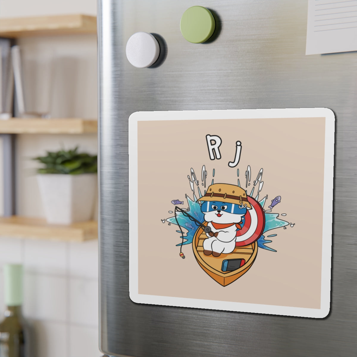 BT21 RJ Beige Magnet