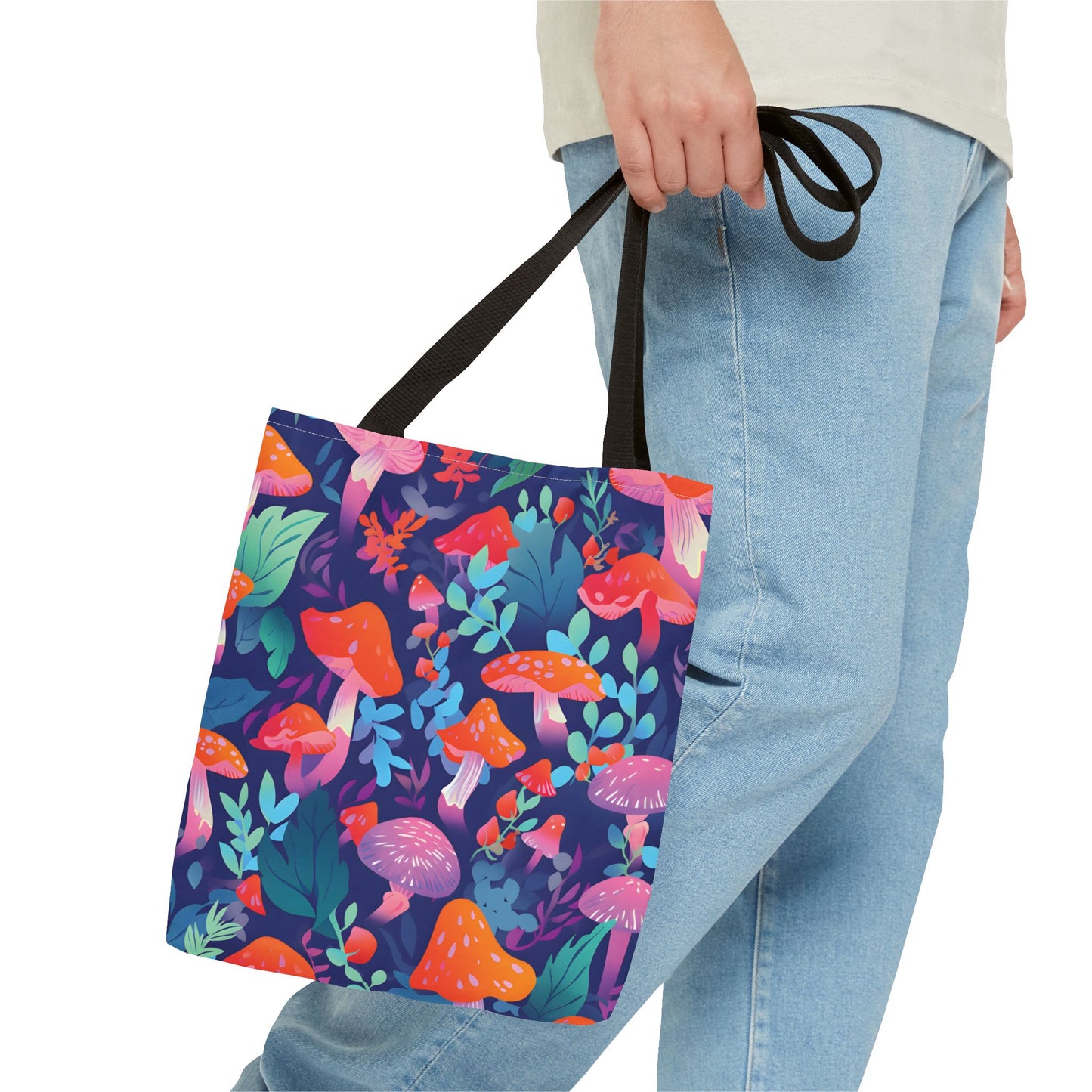 Mushroom Pattern Tote Bag Design 6