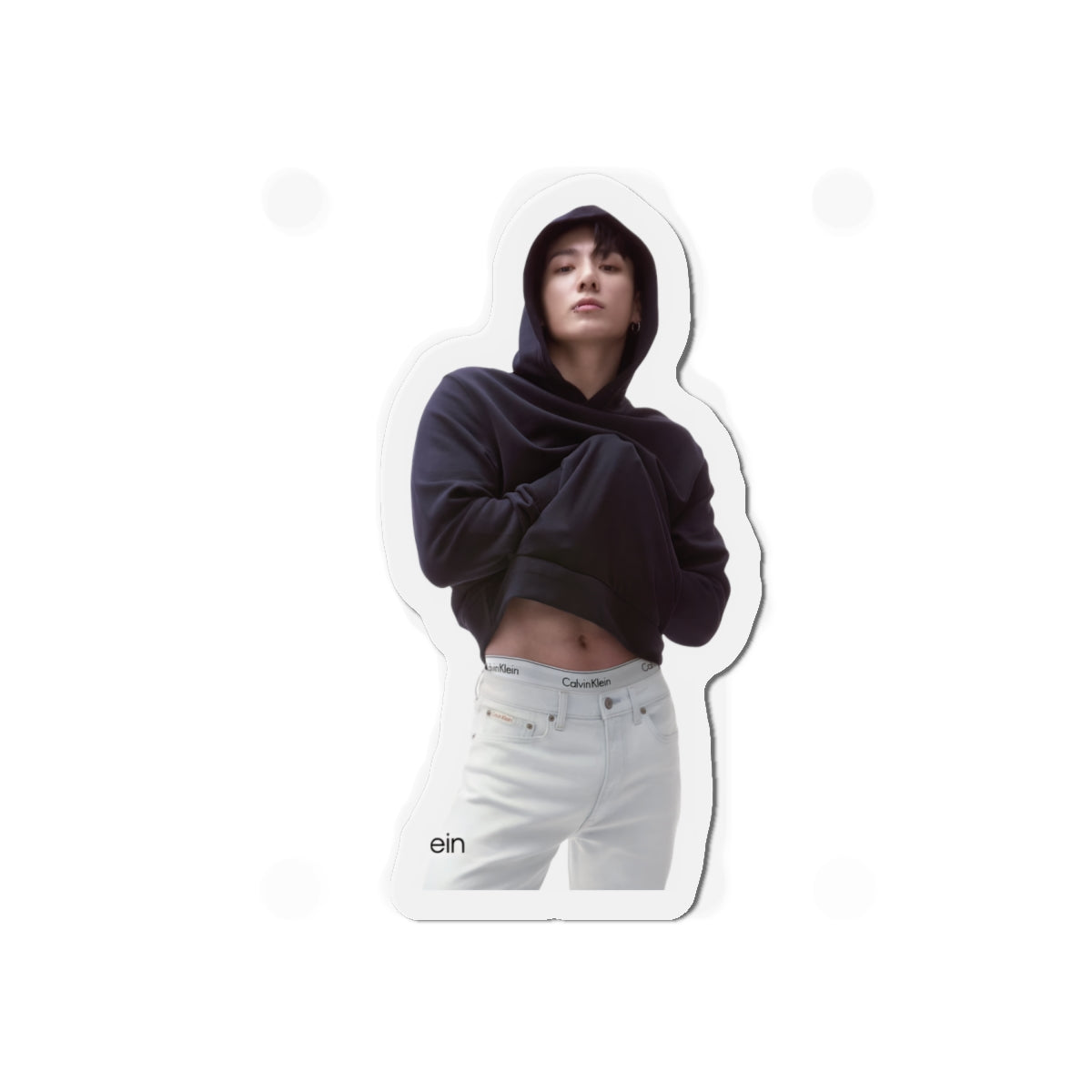 Jeon Jungkook Calvin Klein Photoshoot Wearing A Hoodie Magnet