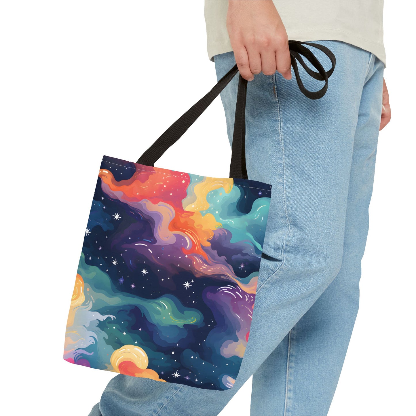 Galaxy Pattern Tote Bag Design 3