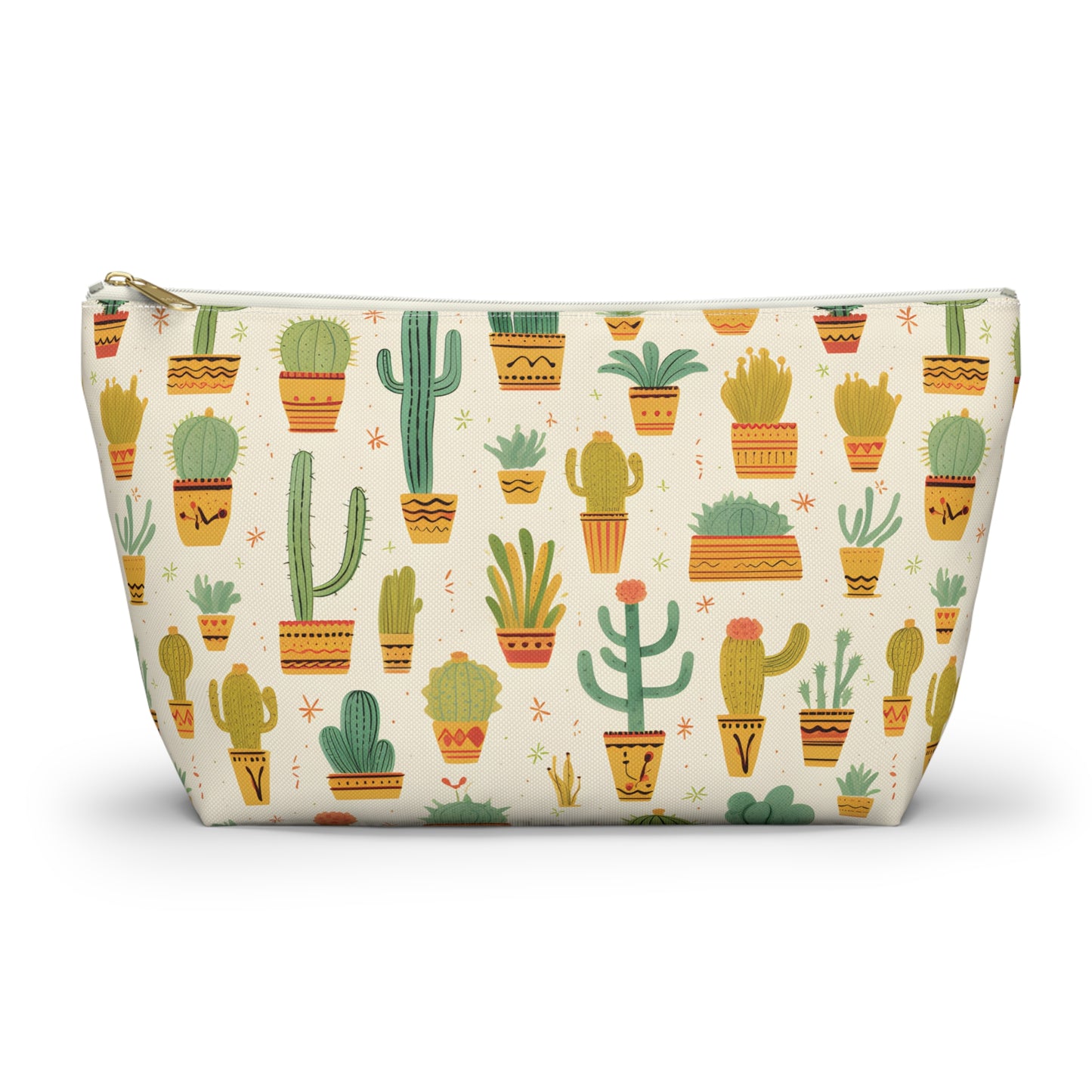Cactus Pattern Travel Bag Design 10