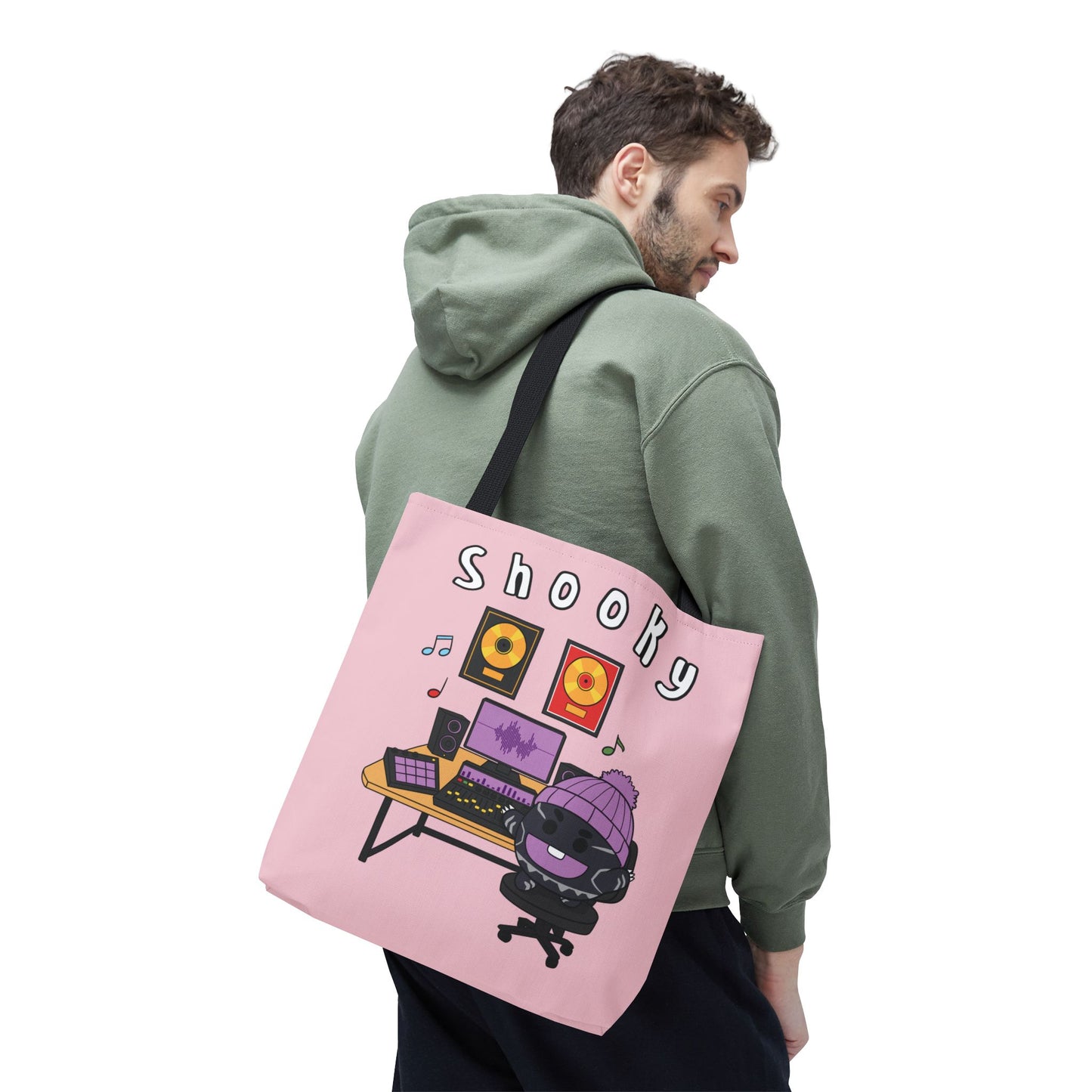 BT21 Shooky Pink Tote Bag Single Design