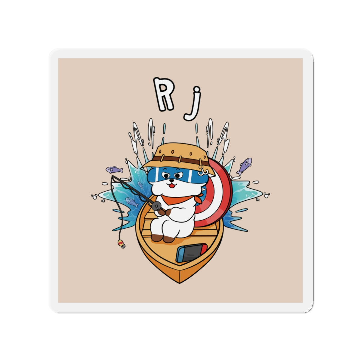 BT21 RJ Beige Magnet