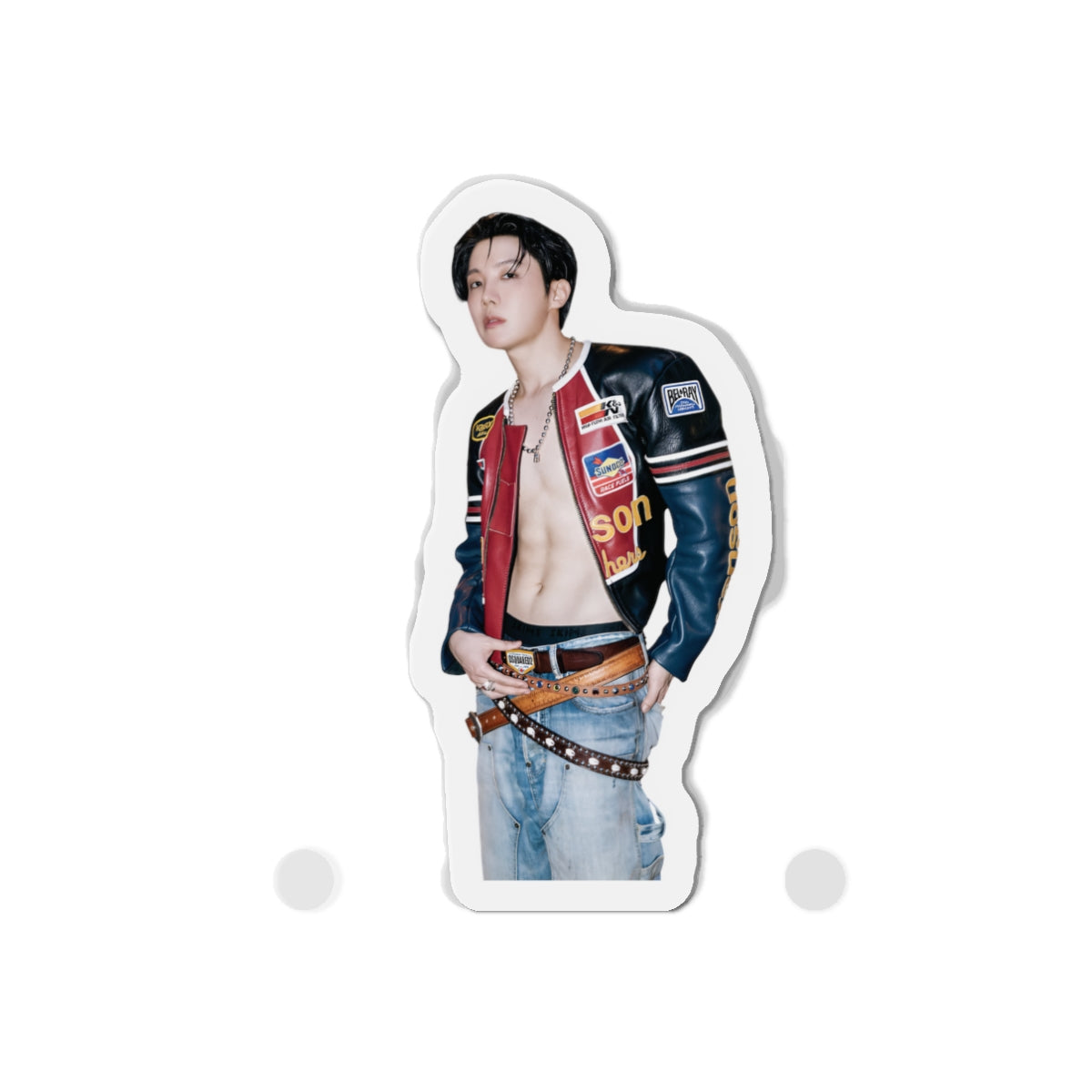 Jhope Killing It Girl Showing Off Abs Color Image Magnet