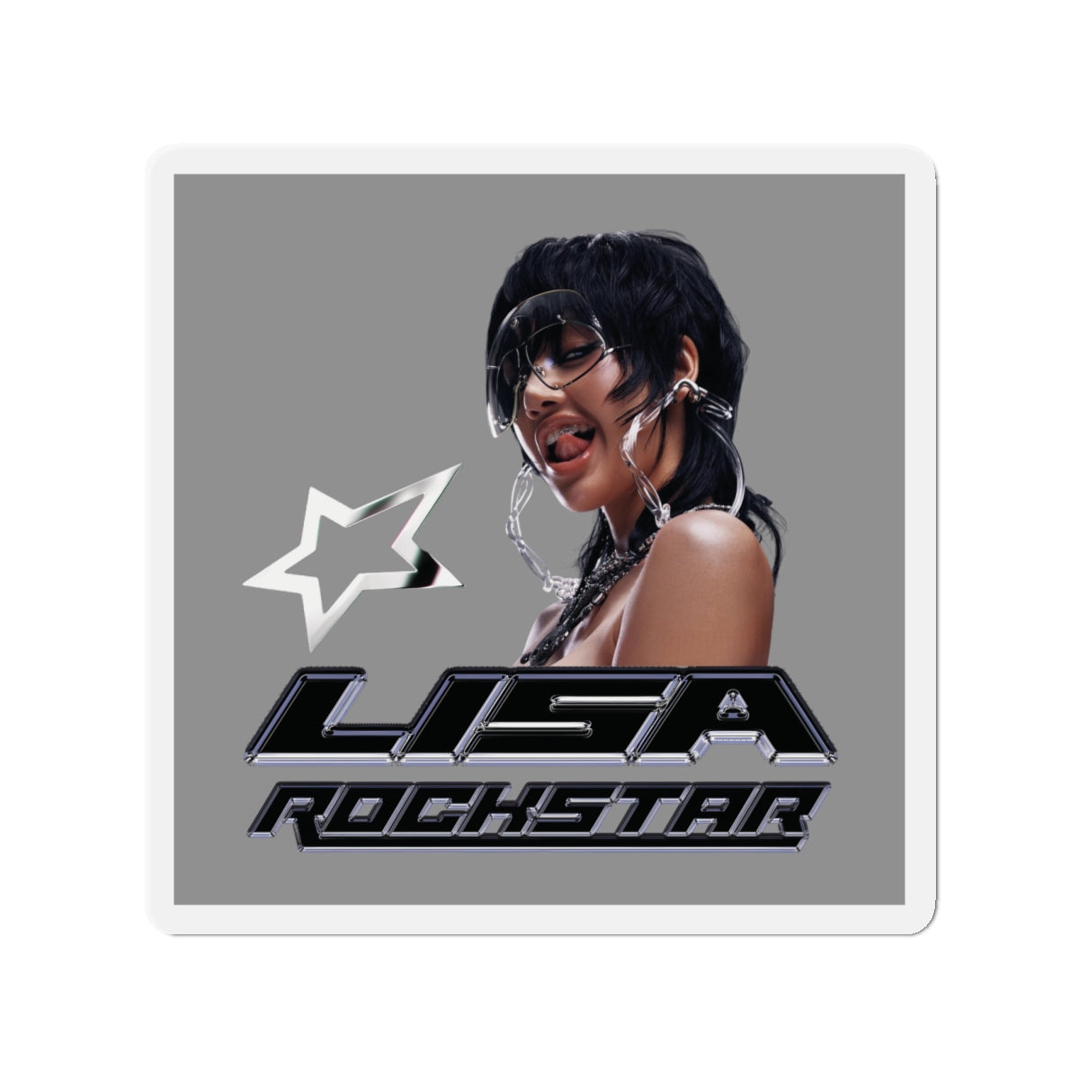 Lalisa Lisa Manoban Rockstar Album Magnet 1