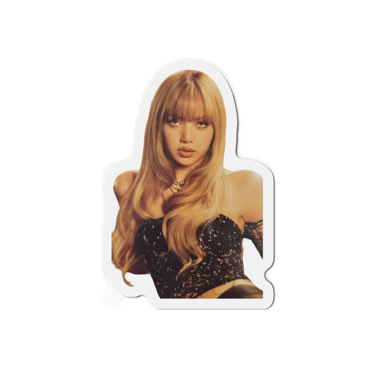 Lalisa Manoban Blackppink Gift for Lisa Fans Lillies Magnet Design 7