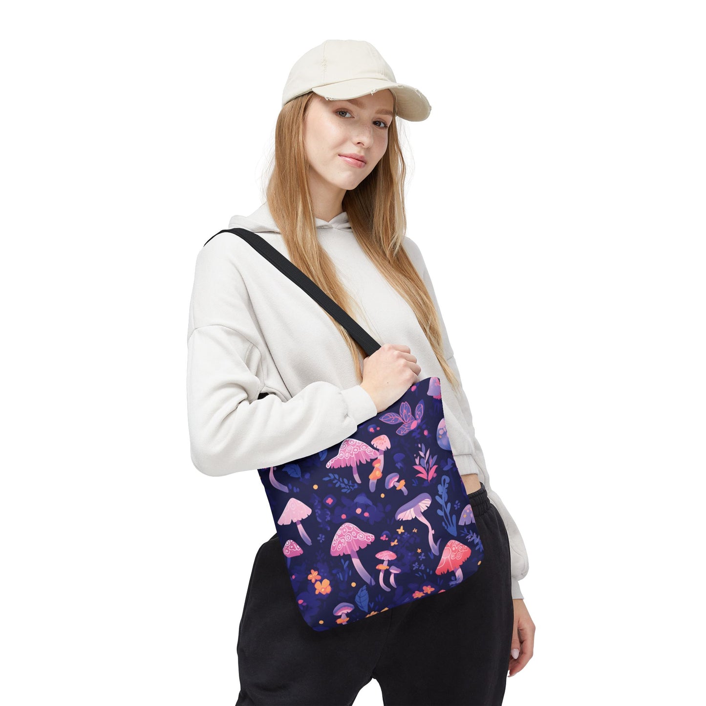Mushroom Pattern Tote Bag Design 4