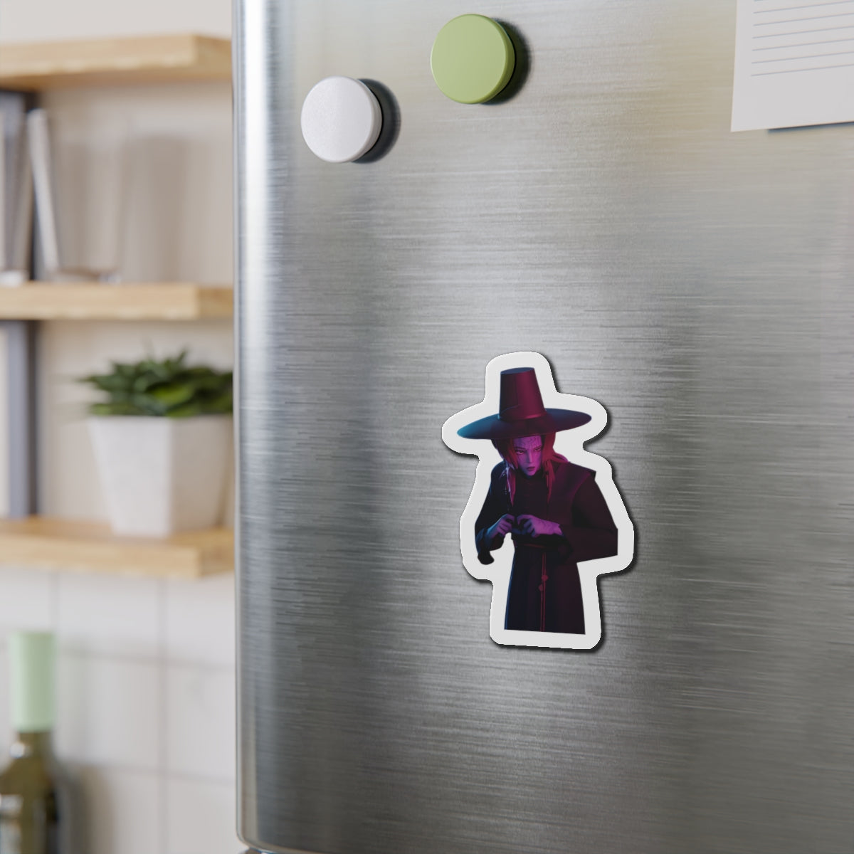 Kpop Demon Hunters Saja Boys Mystery Saja Demon Form In Underworld Magnet