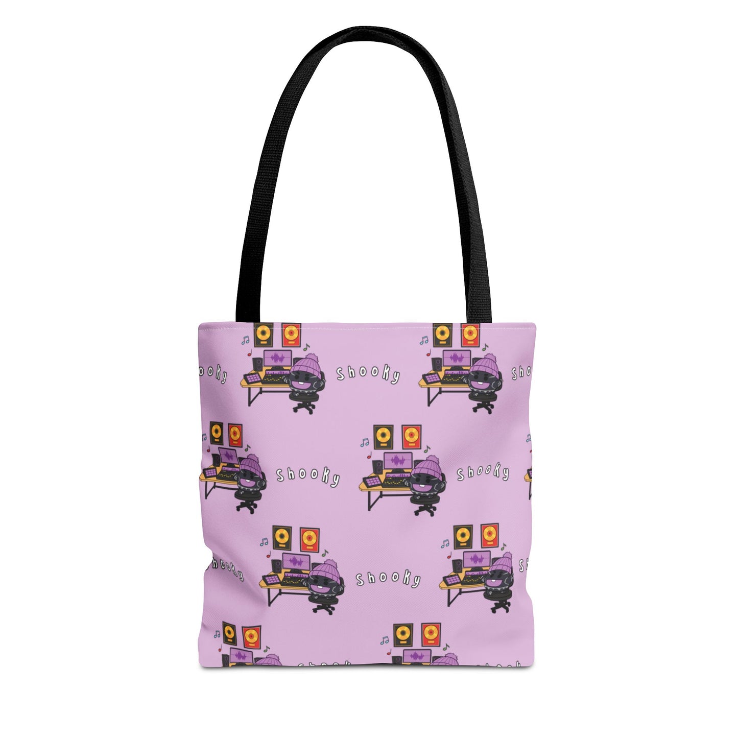 BT21 Shooky Purple Tote Bag Pattern Design