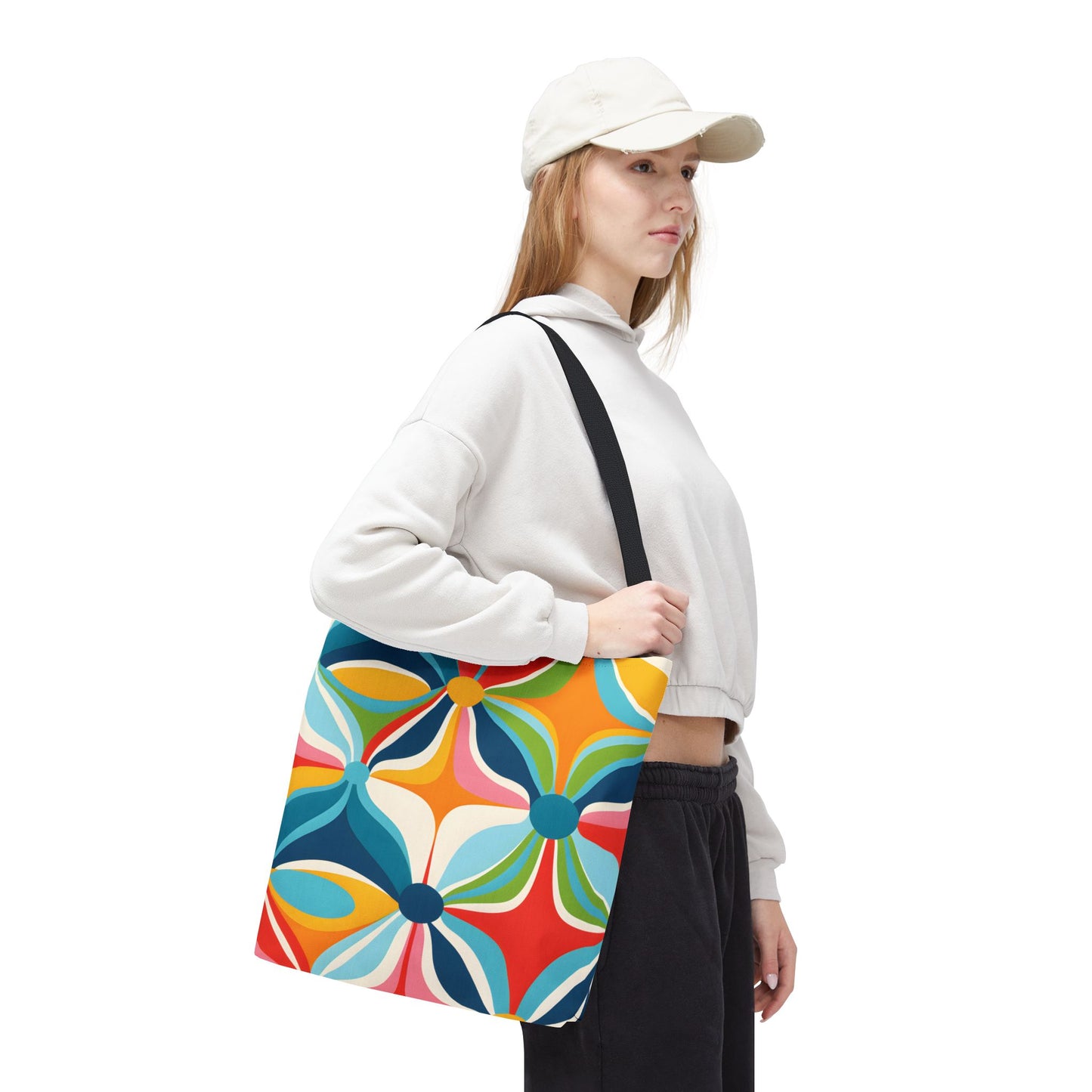Retro Pattern Tote Bag Design 3