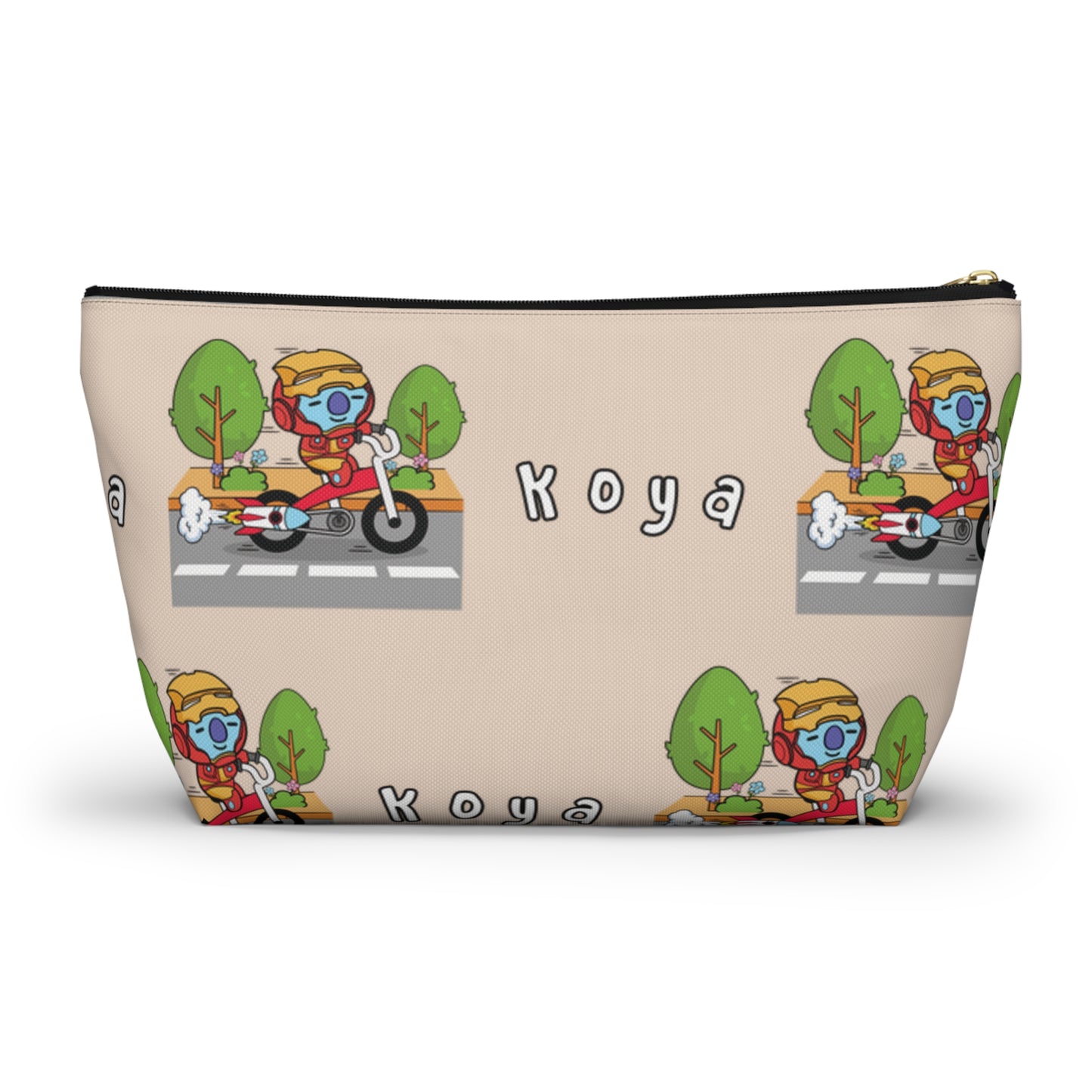 BT21 Koya Beige Pattern Travel Bag