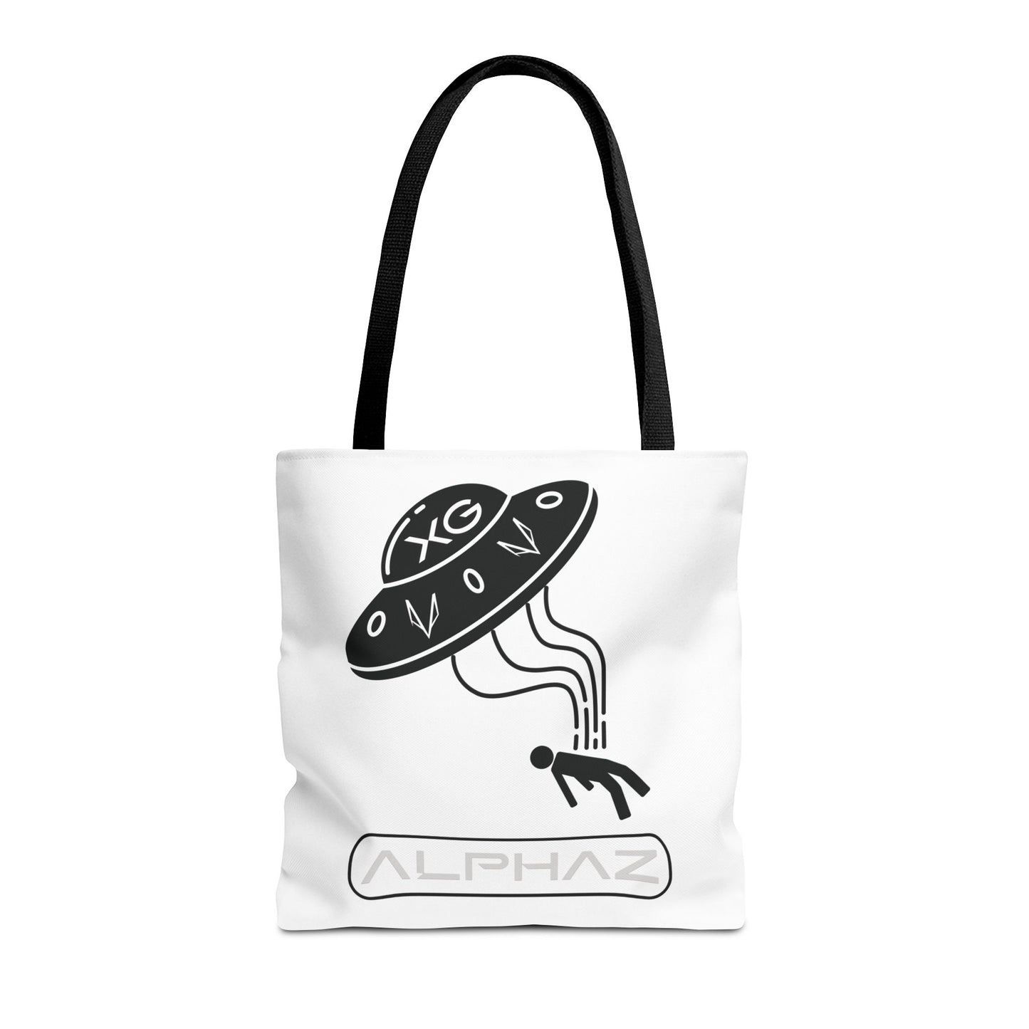 White Jurin XG Spaceship Tote Bag Design 8