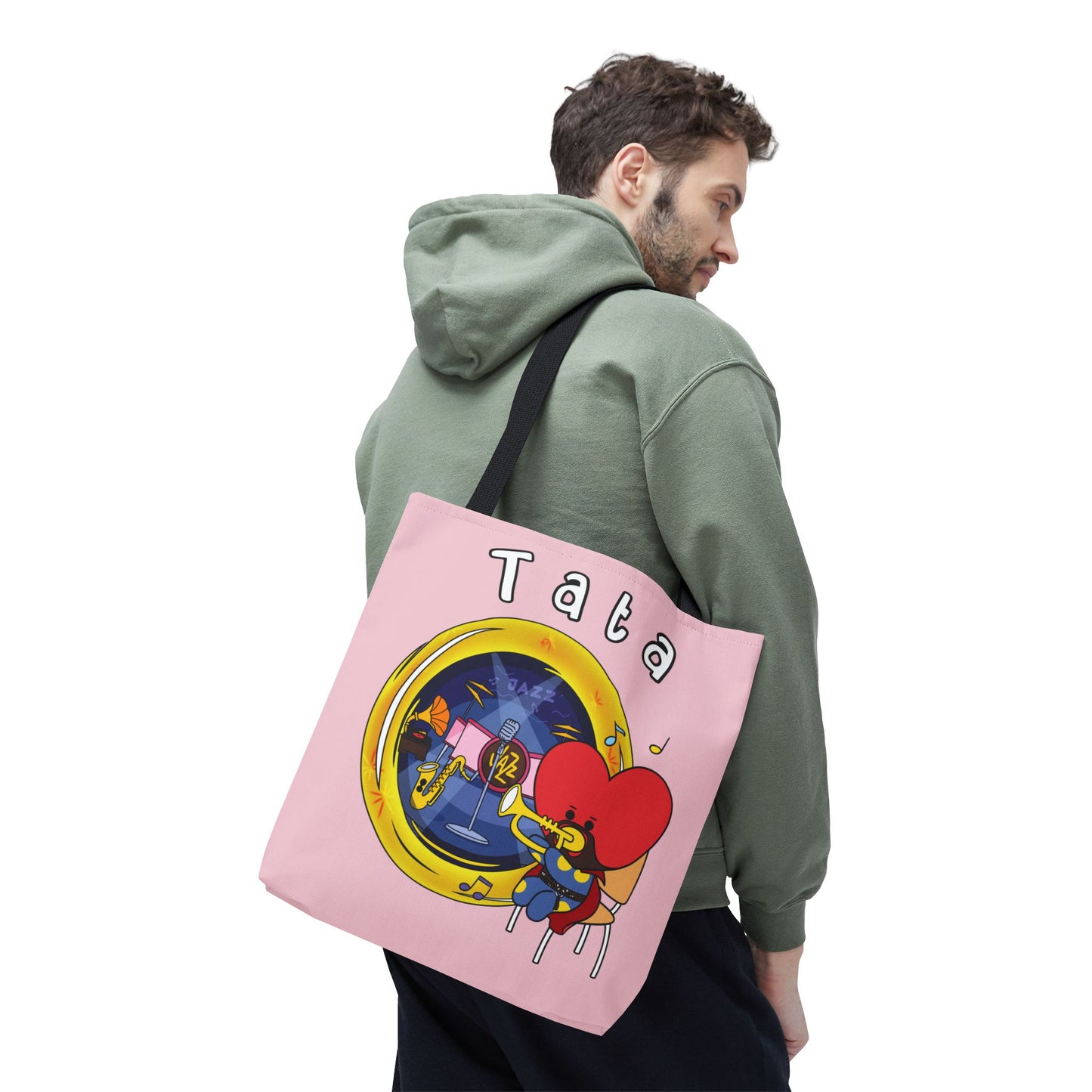 BT21 Tata Pink Tote Bag Single Design