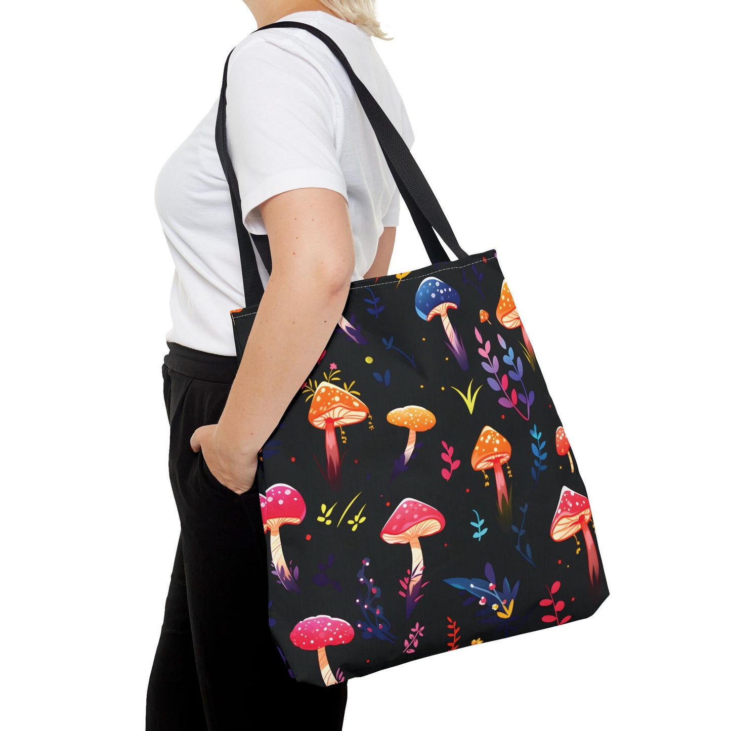 Mushroom Pattern Tote Bag Design 7