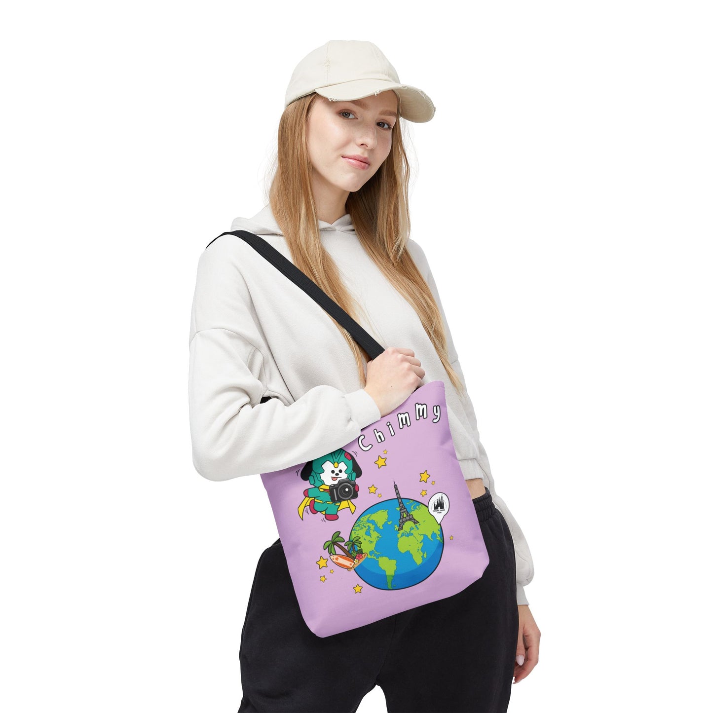 BT21 Chimmy Purple Tote Bag Single Design
