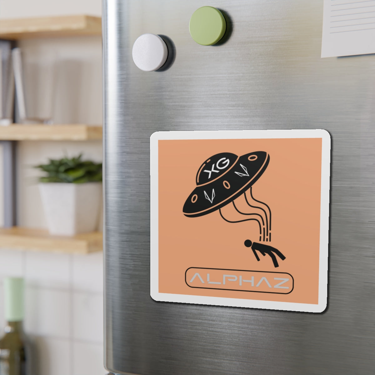 Orange XG Juria Spaceship Magnet