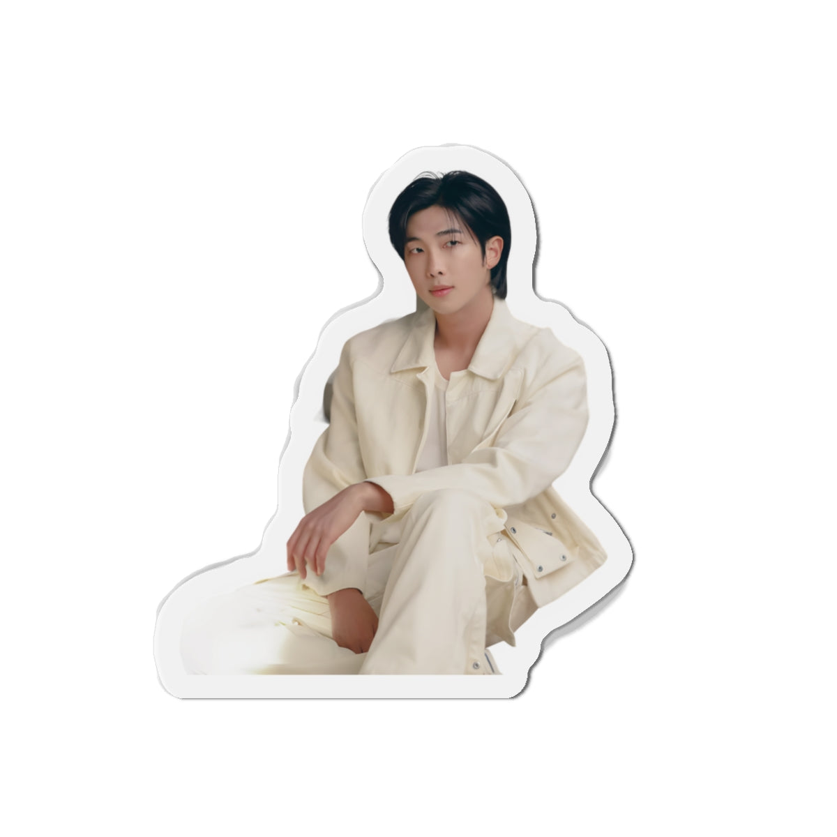 BTS Kim Namjoon Indigo Album Photoshoot Wearing White Magnet