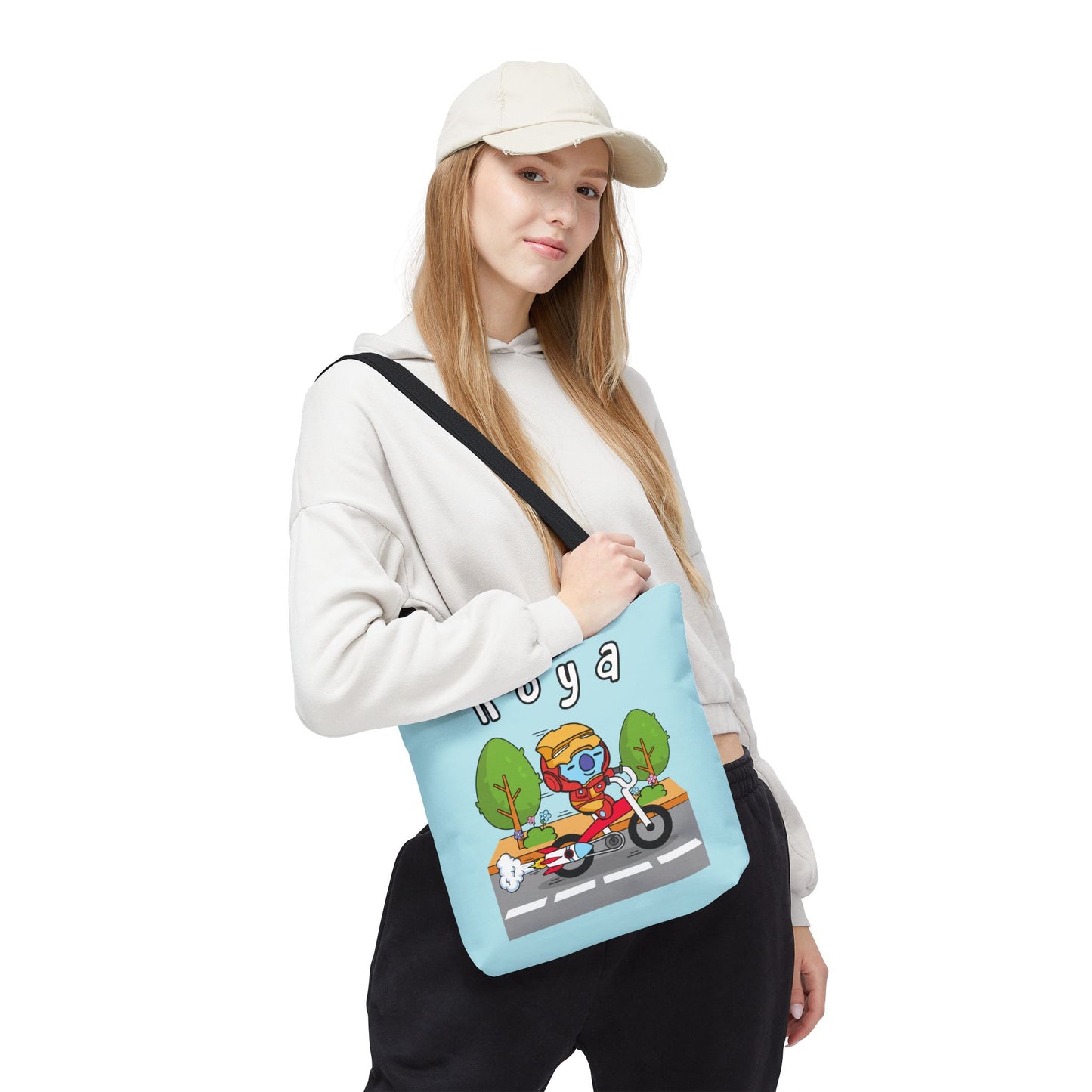 BT21 Koya Blue Tote Bag Single Design