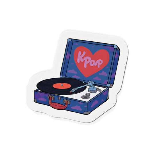 Kpop Record Player Magnet - Kpop General
