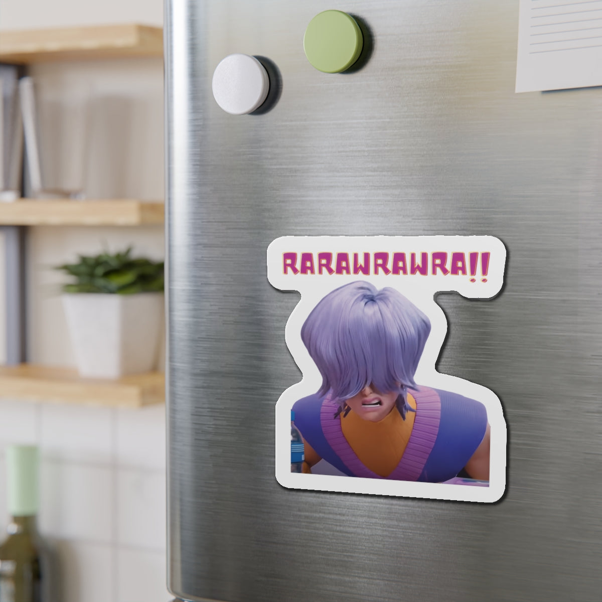 Kpop Demon Hunters Huntrix Zoey Saja Boys Mystery Zoeystery Mystery Saja Barking Magnet