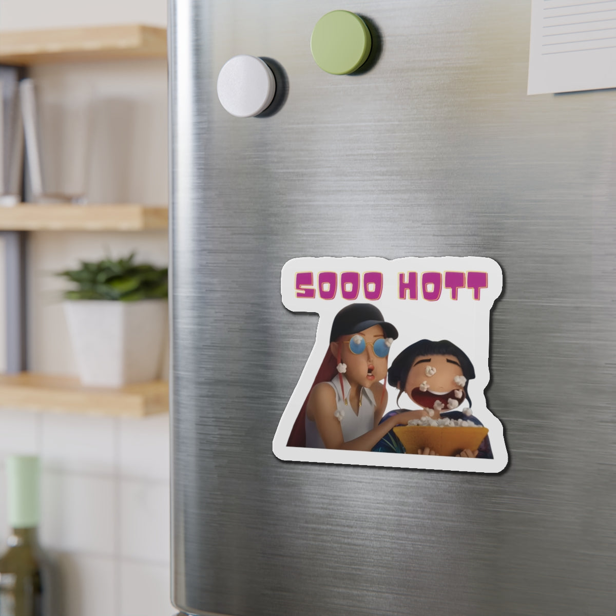 Kpop Demon Hunters Huntrix Mira And Zoey Soo Hott Magnet