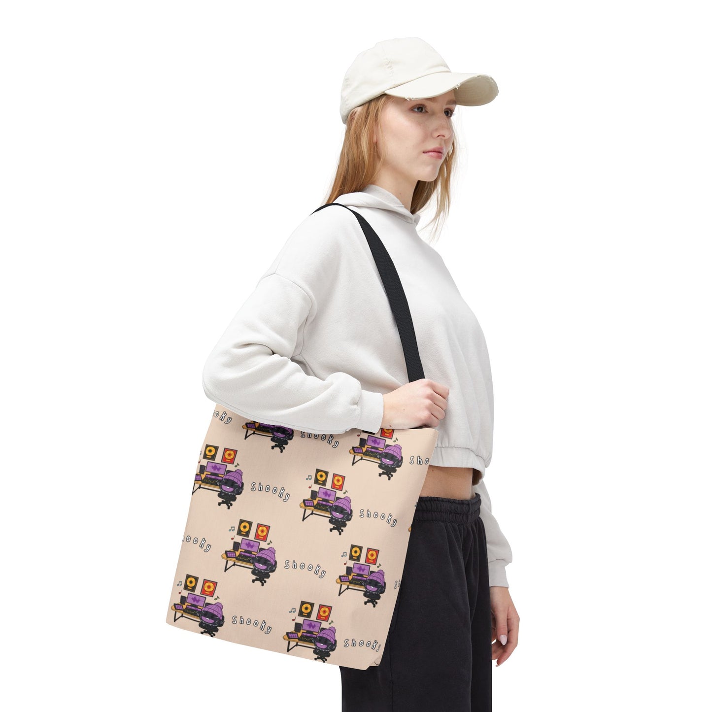 BT21 Shooky Beige Tote Bag Pattern Design