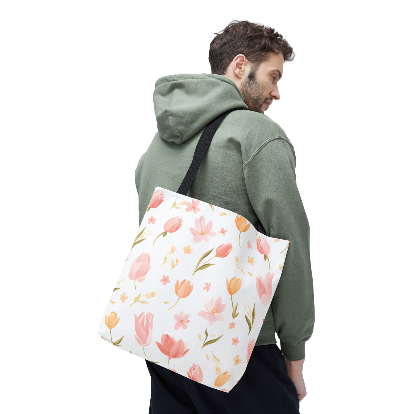 Tulips Pattern Tote Bag Design 1
