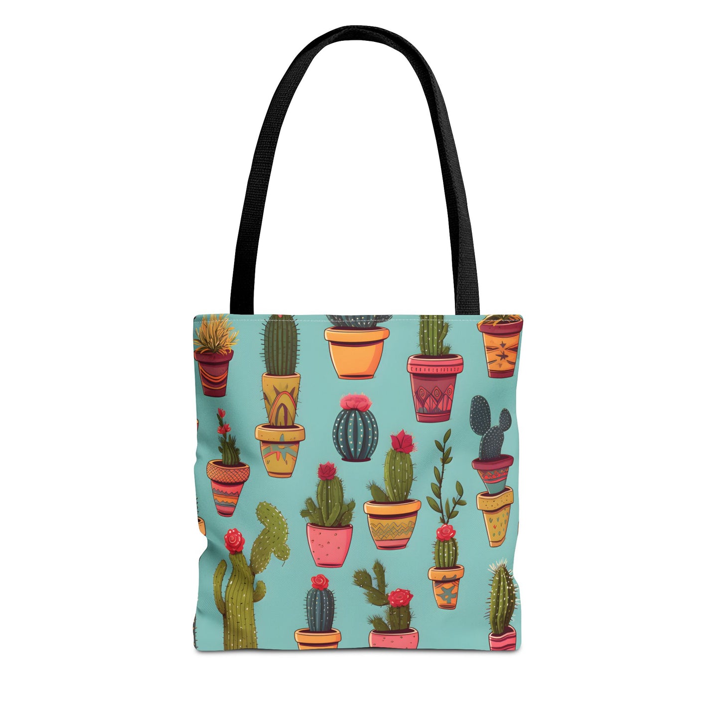 Cactus Pattern Tote Bag Design 7