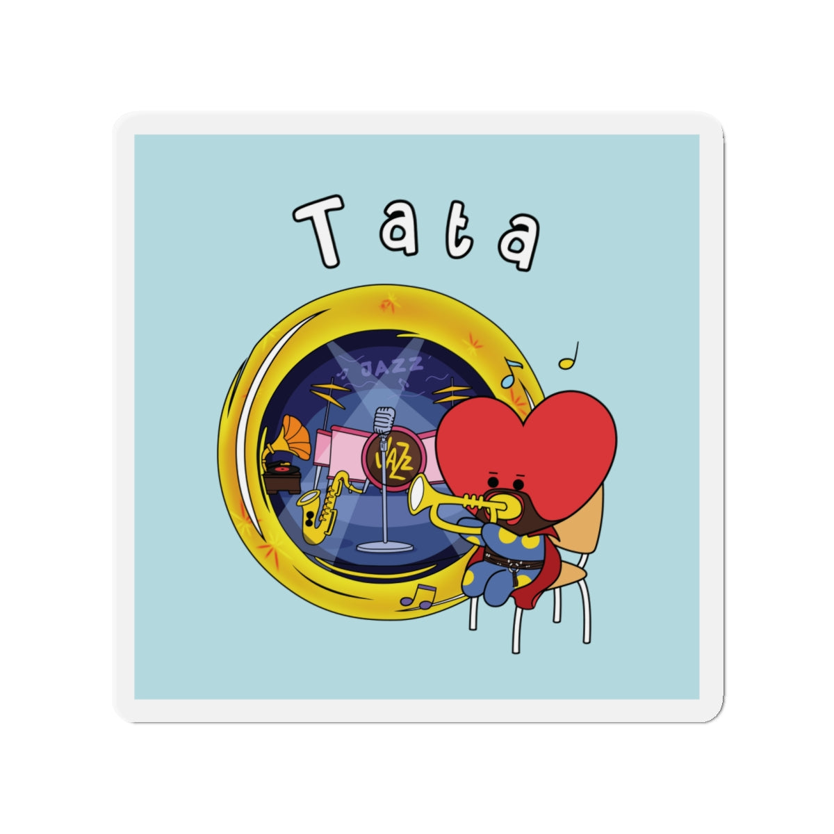 BT21 Tata Blue Magnet