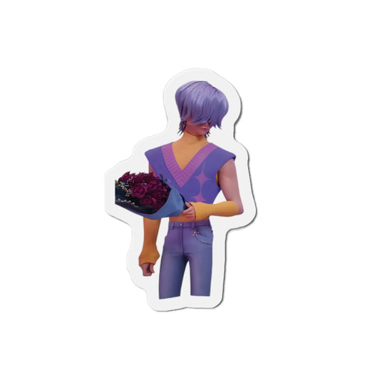 Kpop Demon Hunters Saja Boys Mystery Saja Holding Flowers Magnet