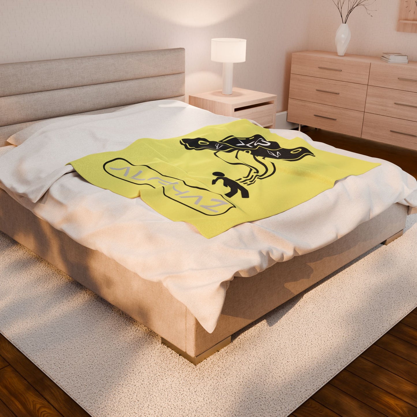 Yellow XG Chisa Spaceship Blanket