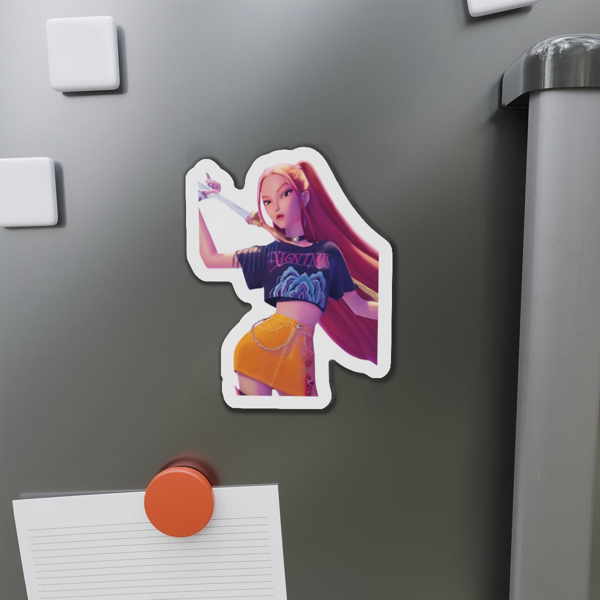 Kpop Demon Hunters Huntrix Mira Posing Portrait Magnet