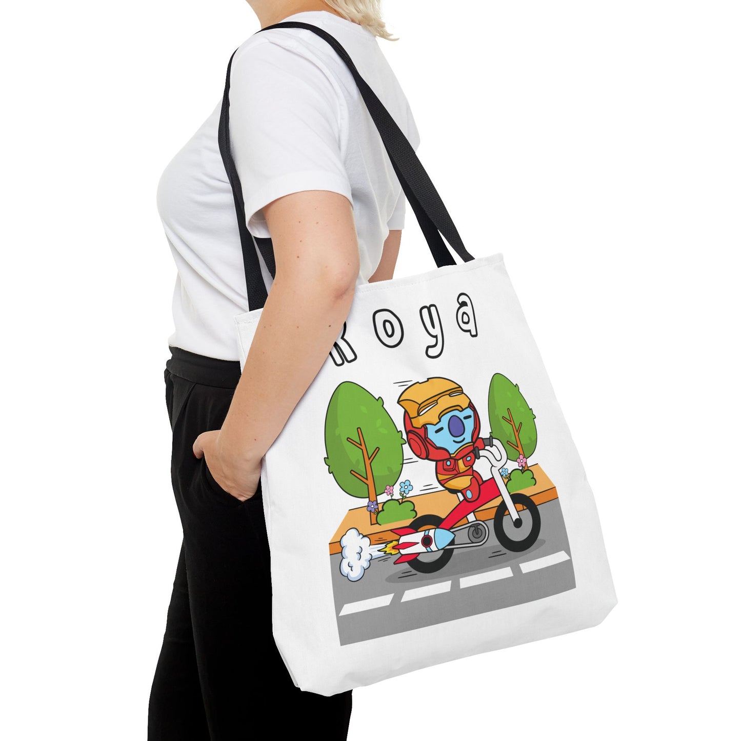 BT21 Koya White Tote Bag Single Design