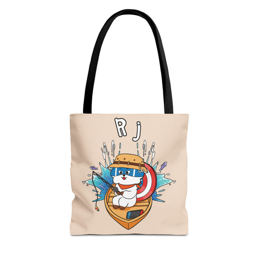 BT21 RJ Beige Tote Bag Single Design