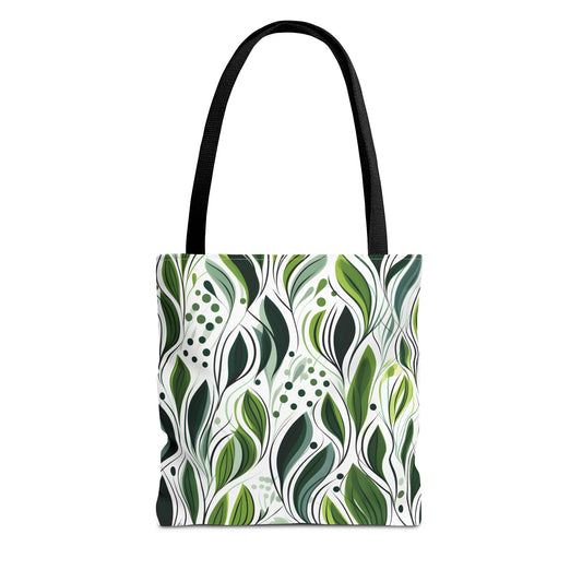Plant Pattern Tote Bag Design 1
