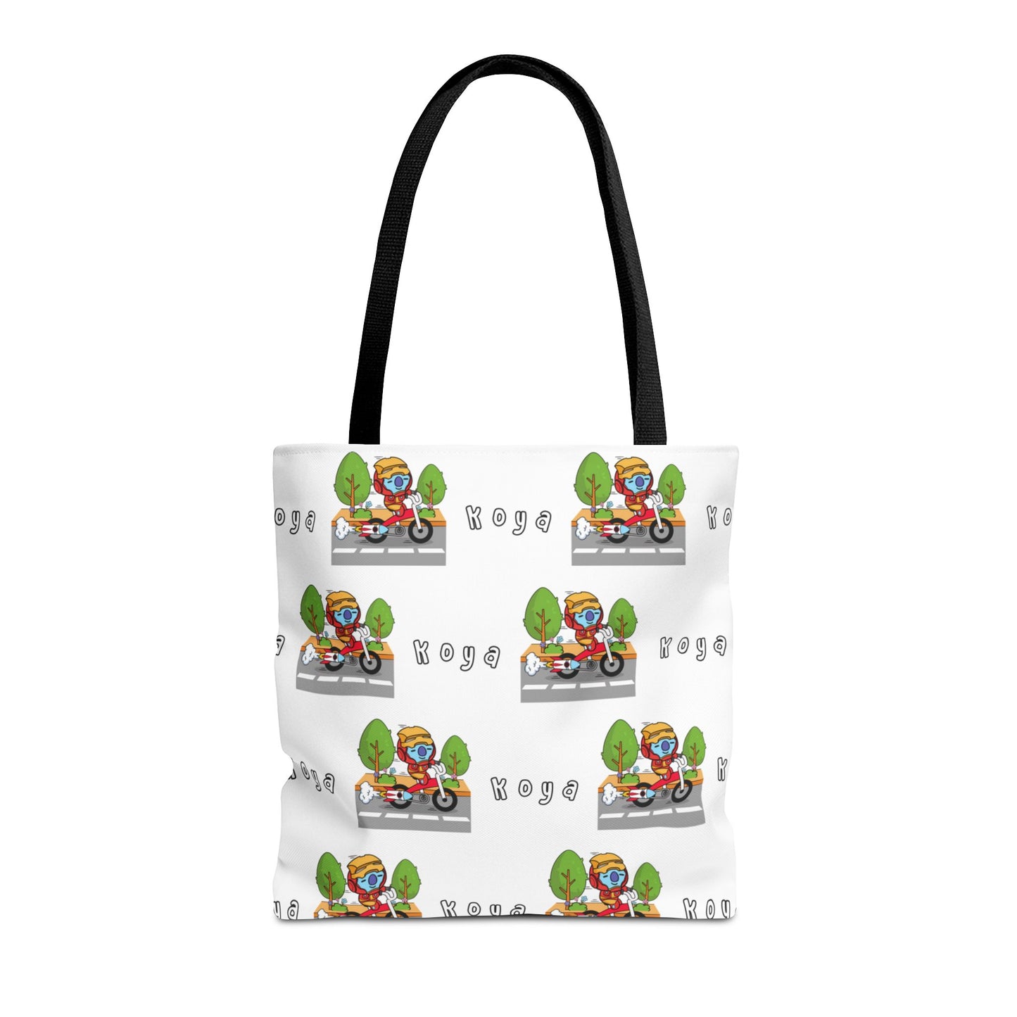BT21 Koya White Tote Bag Pattern Design