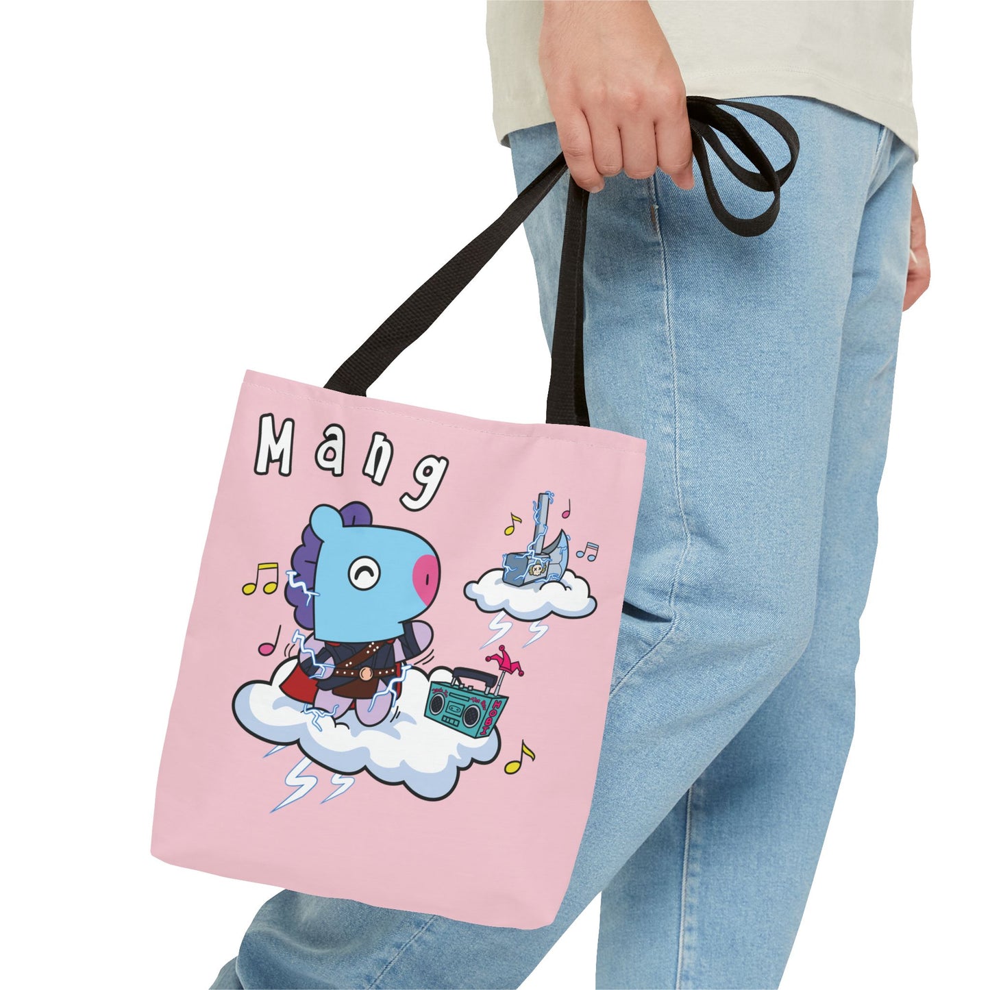 BT21 Mang Pink Tote Bag Single Design