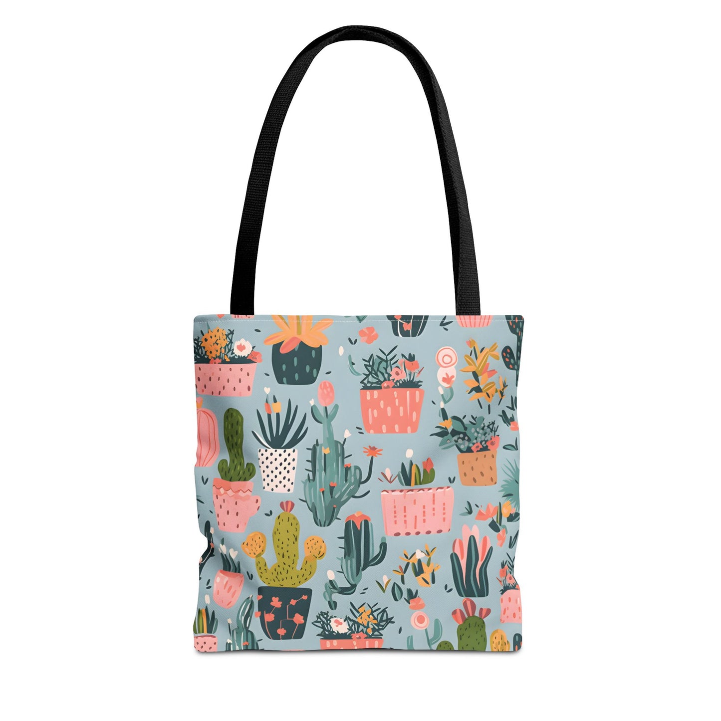 Cactus Pattern Tote Bag Design 3