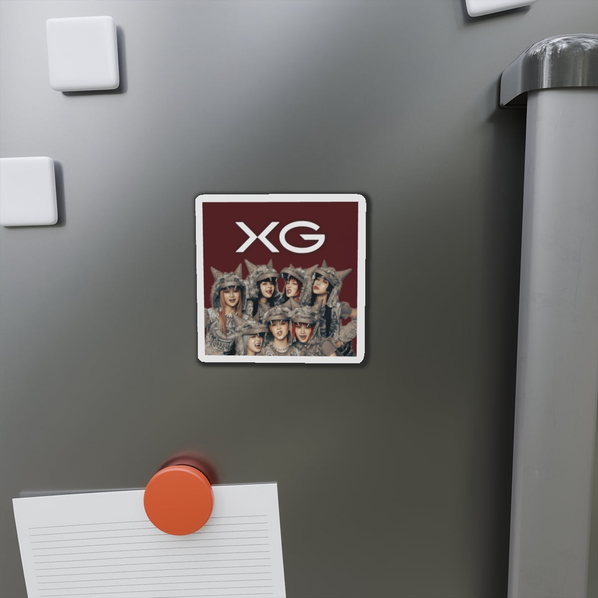 Maroon BG XG Woke Up Magnet 1