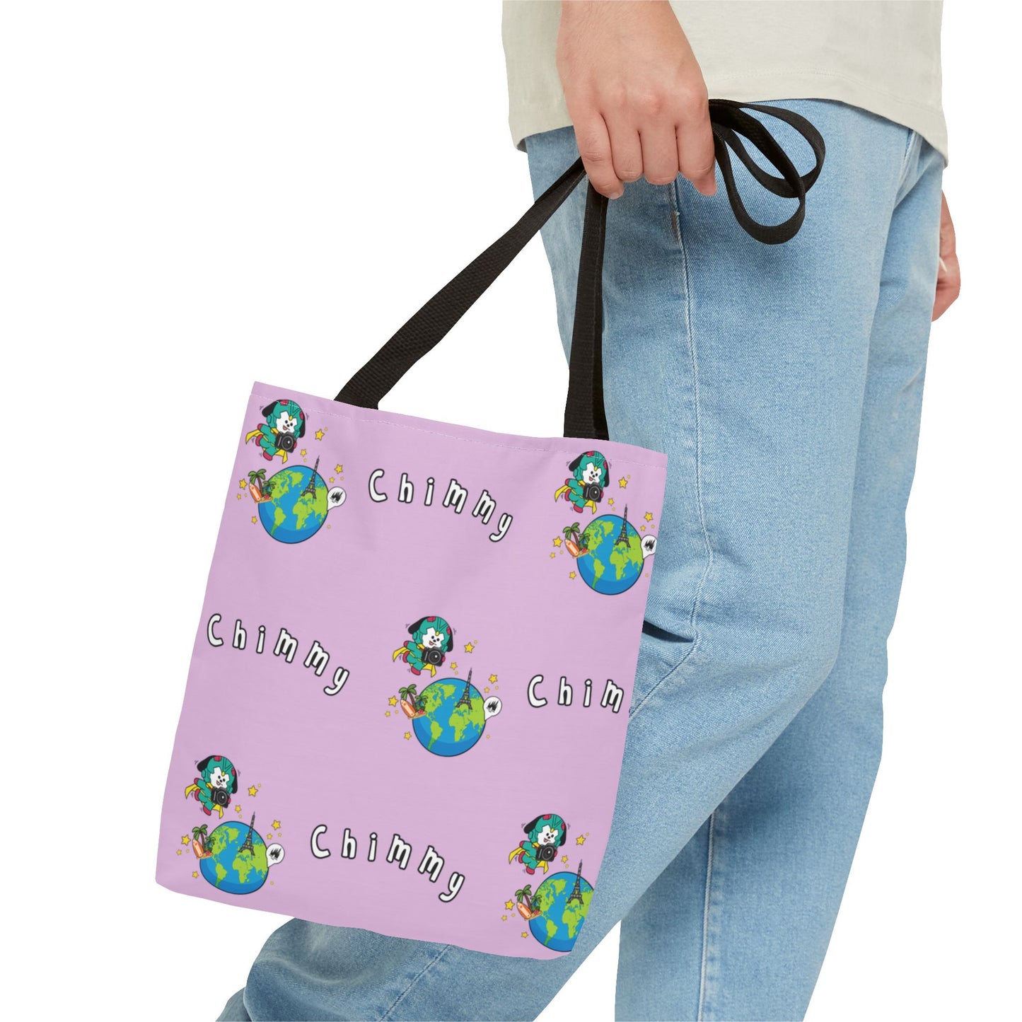 BT21 Chimmy Purple Tote Bag Pattern Design