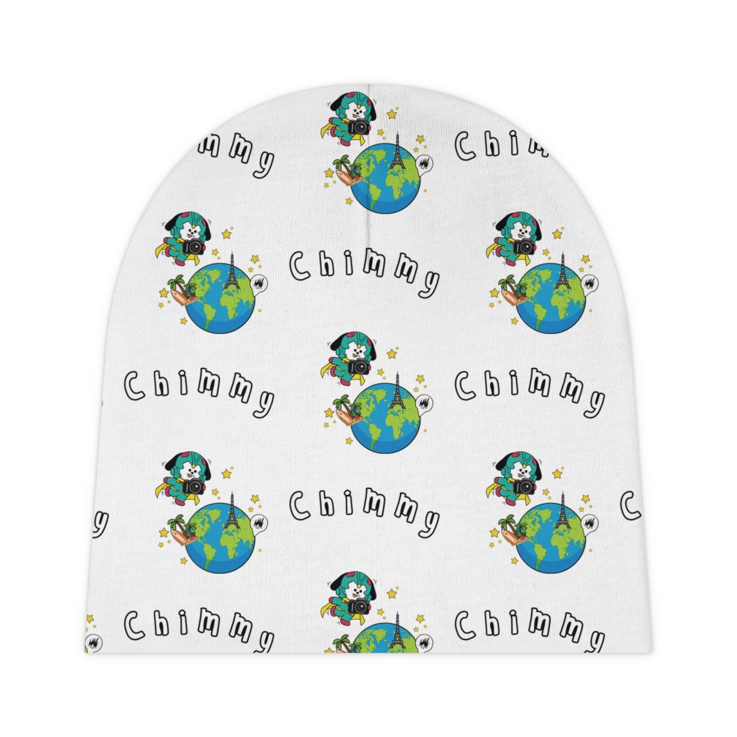 BT21 Chimmy White Baby Beanie Pattern